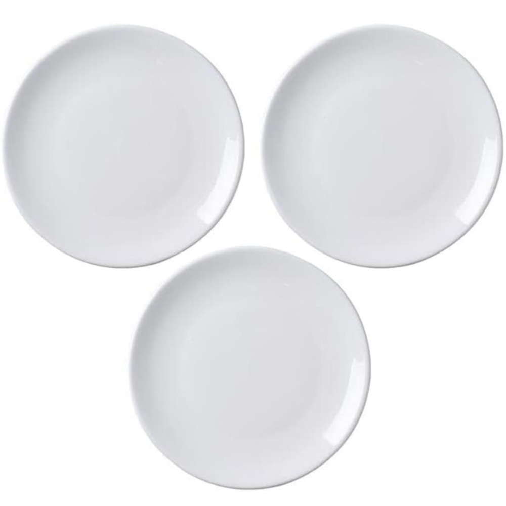 Dinner Plates, 6 Inch Ceramic Plates Set of 3
